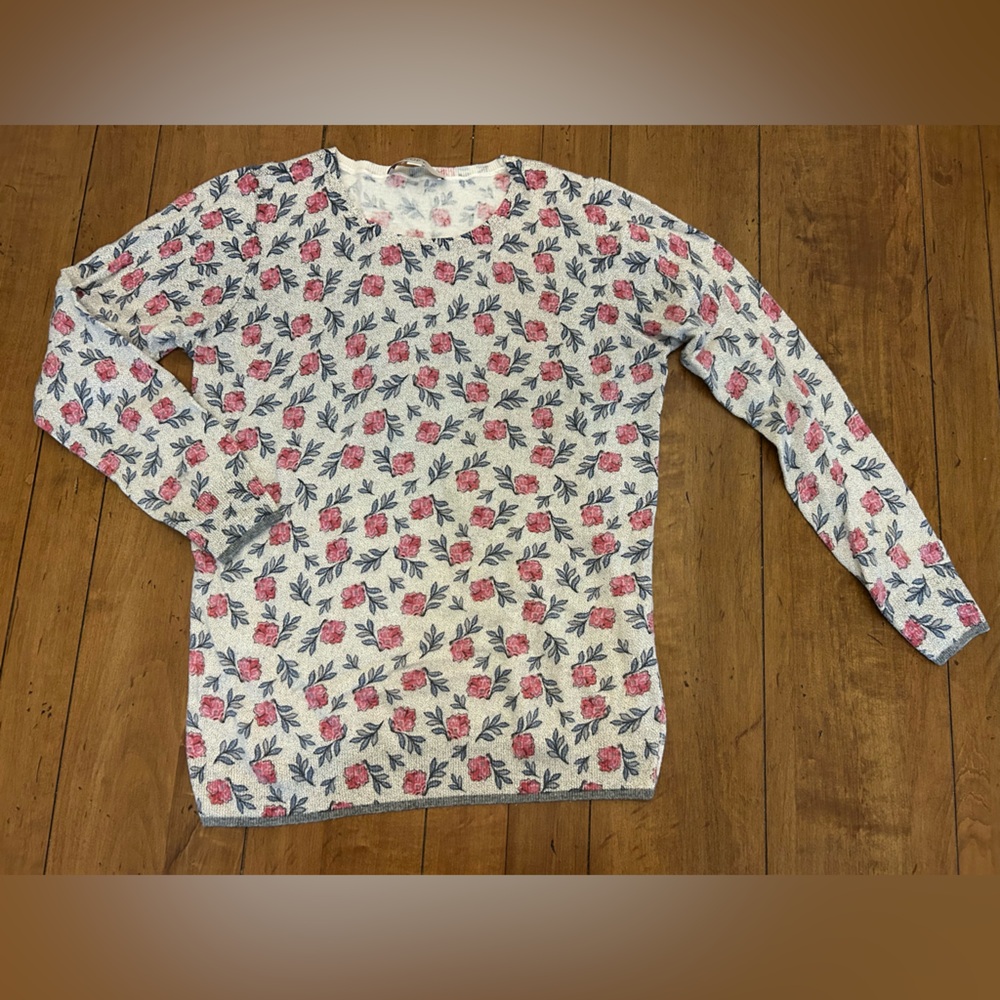LOFT Multicolor Knit Sweater, Large